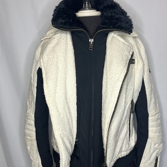 Sportswear of Sweden cream black biker ski jacket - Picture 9 of 16